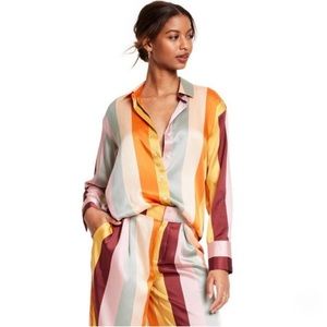 Fe Noel and Target collaboration, striped button down shirt